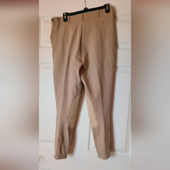 Ovation women's equestrian knee patch breech jodhpur 34 stretch riding  pant - Picture 2 of 13